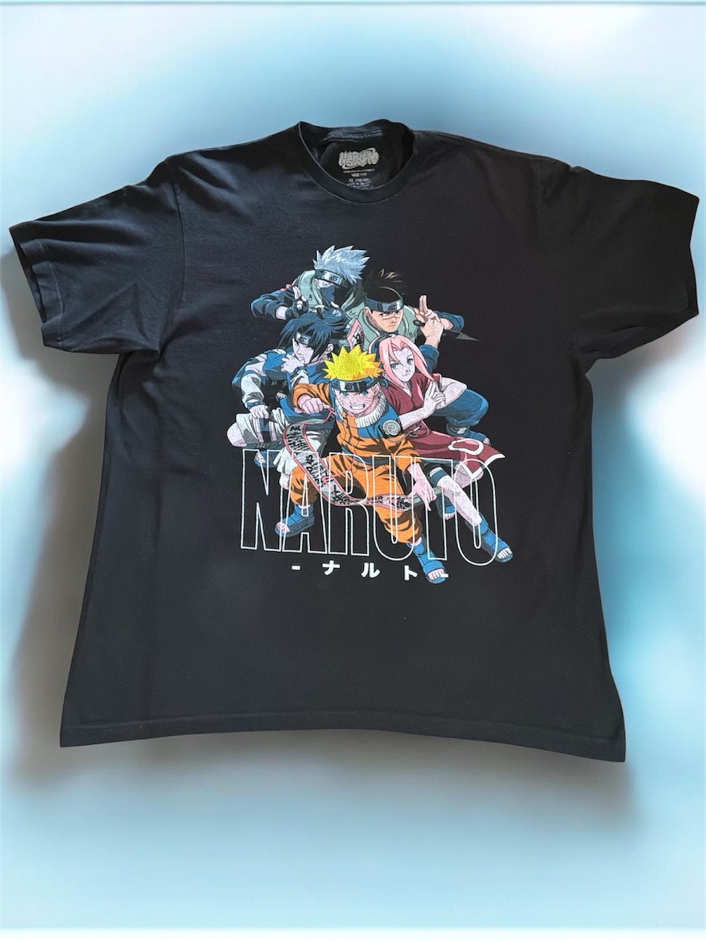 Naruto Graphic Short Sleeve Tee - Black